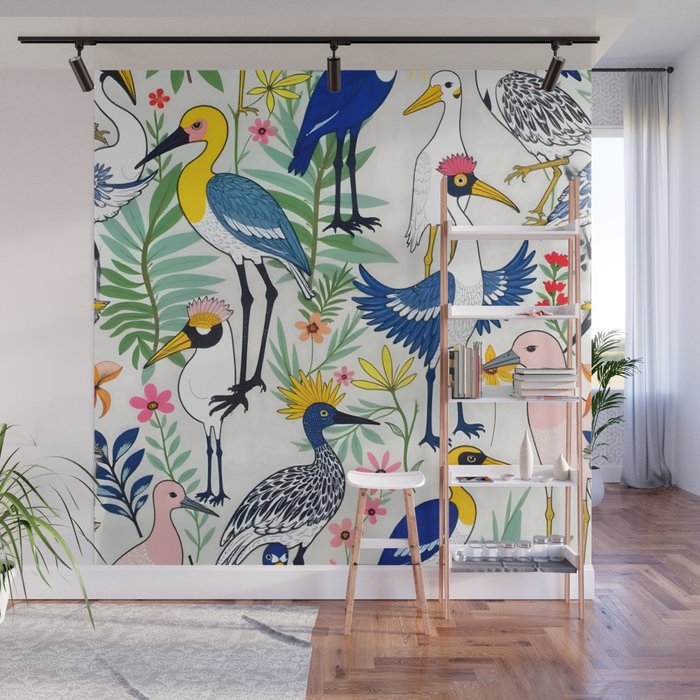 The Aviary Almanac Wall Mural Gallery Image 1