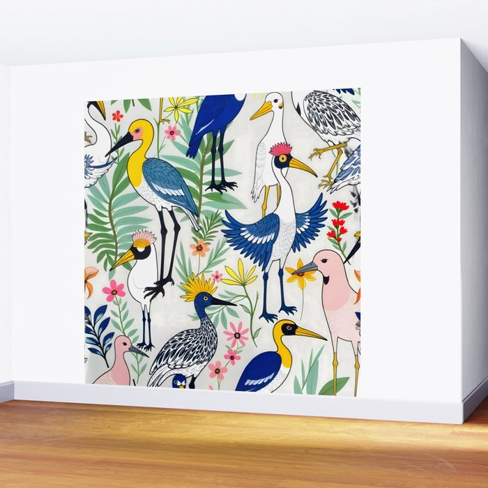The Aviary Almanac Wall Mural Gallery Image 2