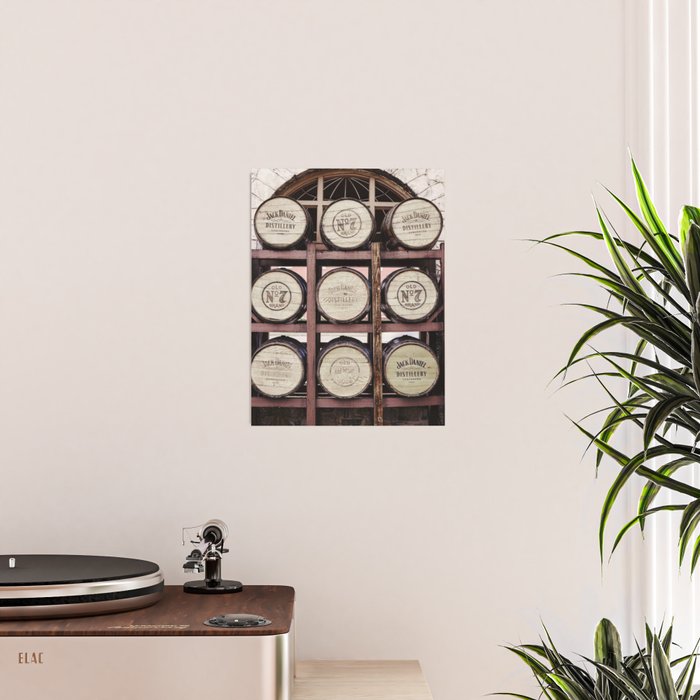 Whiskey Barrels x Bar Cart Decor Poster Gallery Image 2