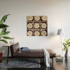 Whiskey Barrels x Bar Cart Decor Wood Wall Art Gallery Image 2
