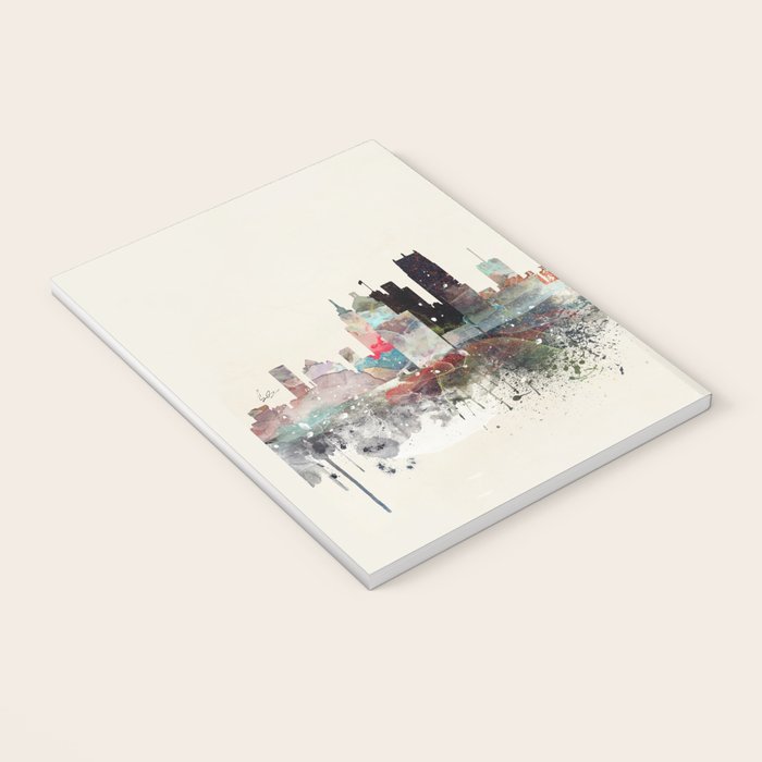 detroit michigan skyline Notebook Gallery Image 3