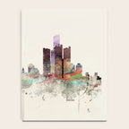 detroit michigan skyline Notebook Gallery Image 4