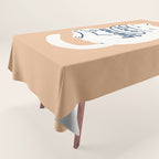 Love Yourself Cat Tablecloth Gallery Image 1