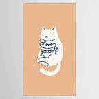 Love Yourself Cat Tablecloth Gallery Image 2