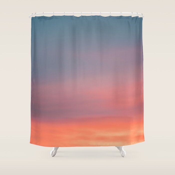 Colorful sunrise | Wanderlust fine art print photography | Sunset sky Shower Curtain Gallery Image 1
