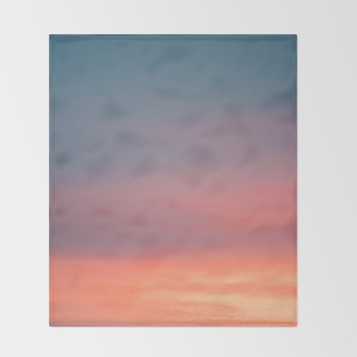 Colorful sunrise | Wanderlust fine art print photography | Sunset sky Throw Blanket Gallery Image 2