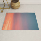 Colorful sunrise | Wanderlust fine art print photography | Sunset sky Rug Gallery Image 1
