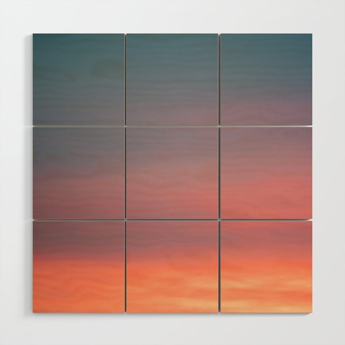 Colorful sunrise | Wanderlust fine art print photography | Sunset sky Wood Wall Art Gallery Image 1