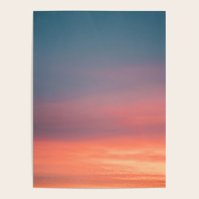 Colorful sunrise | Wanderlust fine art print photography | Sunset sky Poster Gallery Image 1
