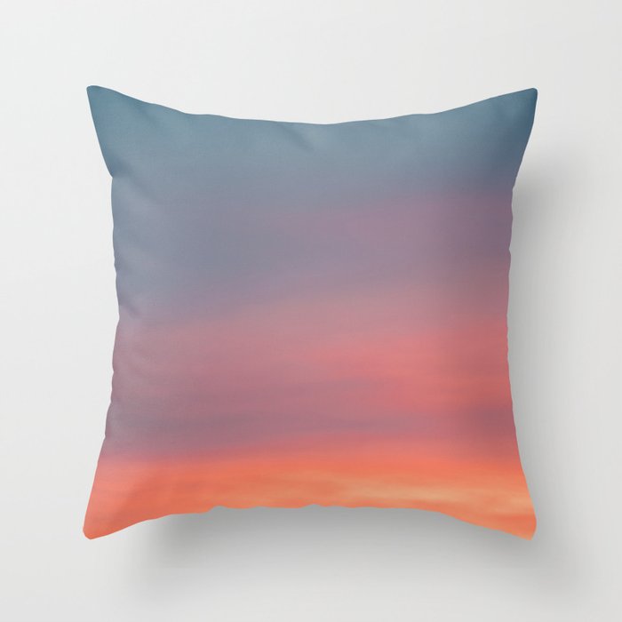 Colorful sunrise | Wanderlust fine art print photography | Sunset sky Throw Pillow Gallery Image 1