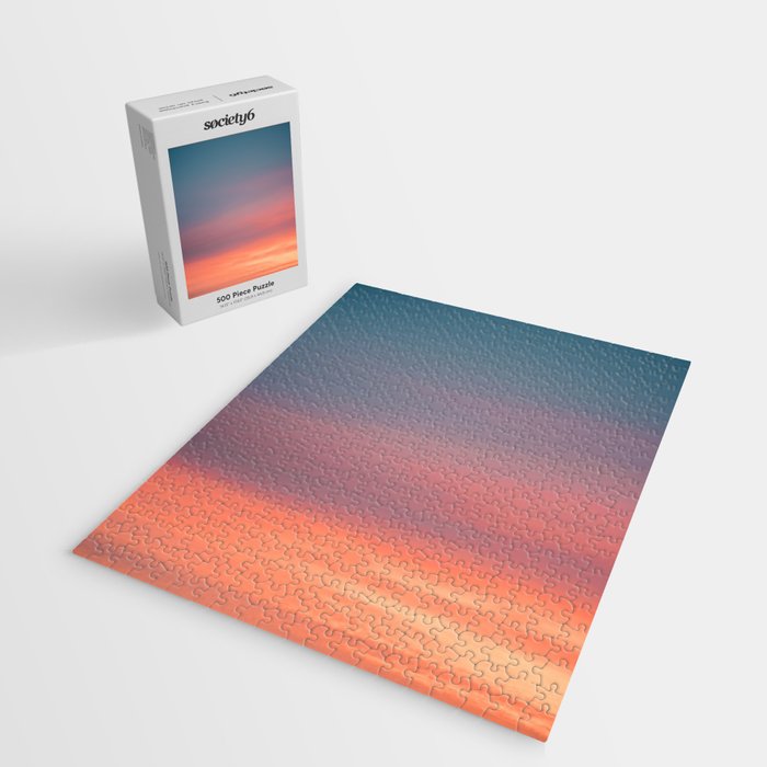 Colorful sunrise | Wanderlust fine art print photography | Sunset sky Jigsaw Puzzle Gallery Image 2