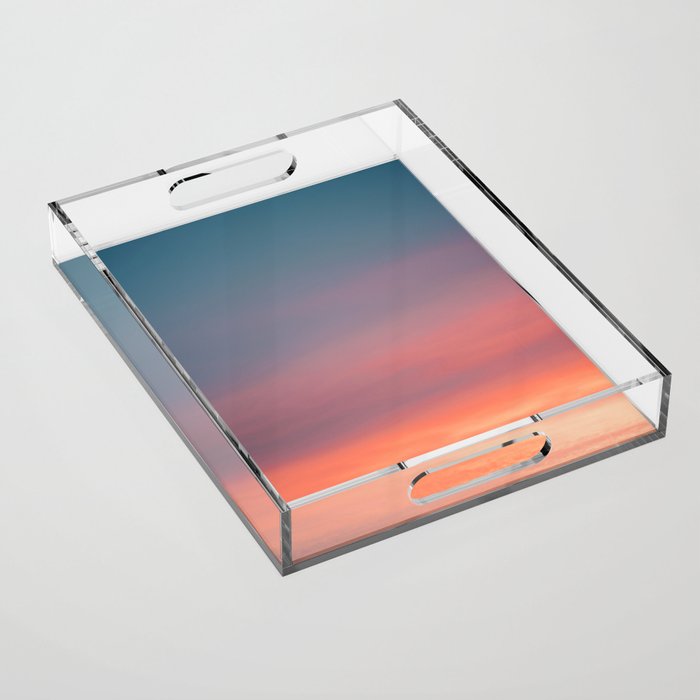 Colorful sunrise | Wanderlust fine art print photography | Sunset sky Acrylic Tray Gallery Image 1