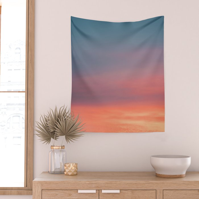 Colorful sunrise | Wanderlust fine art print photography | Sunset sky Wall Tapestry Gallery Image 2