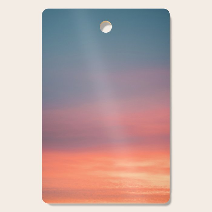 Colorful sunrise | Wanderlust fine art print photography | Sunset sky Cutting Board Gallery Image 1