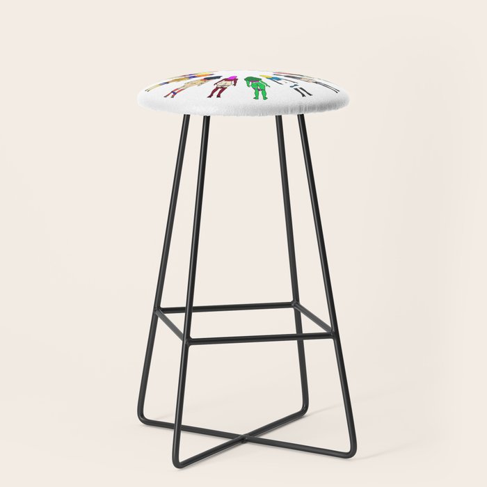 Superhero Butts - Girls Superheroine Butts LV Stool Gallery Image 1