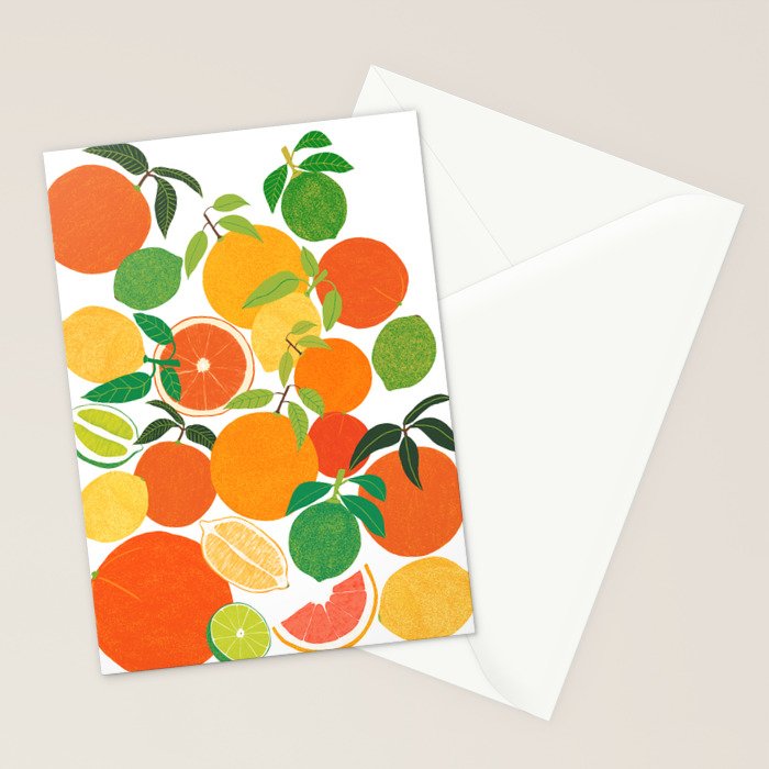 Citrus Harvest Stationery Card Gallery Image 2