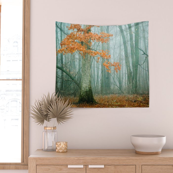 Autumn Woods Wall Tapestry Gallery Image 2