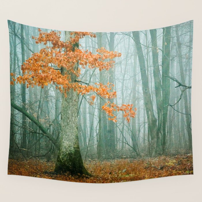 Autumn Woods Wall Tapestry Gallery Image 1