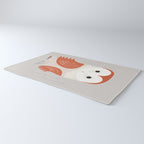 Barn Owl, Bird of United Kingdom Rug Gallery Image 3