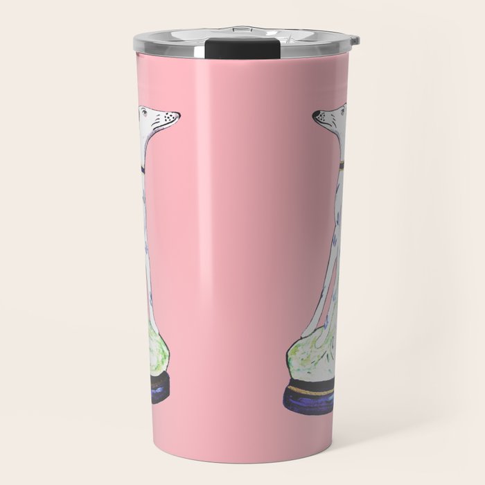 STAFFORDSHIRE GREYHOUND TWINS Travel Mug Gallery Image 1