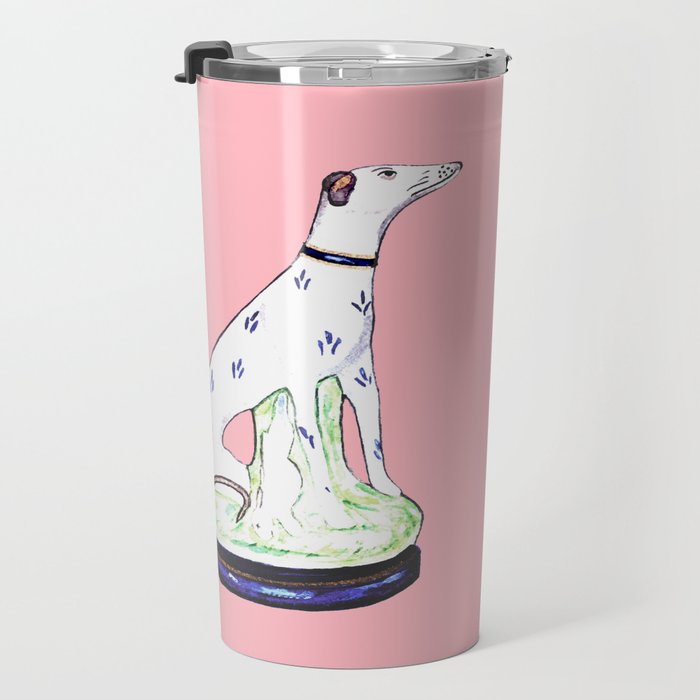STAFFORDSHIRE GREYHOUND TWINS Travel Mug Gallery Image 3