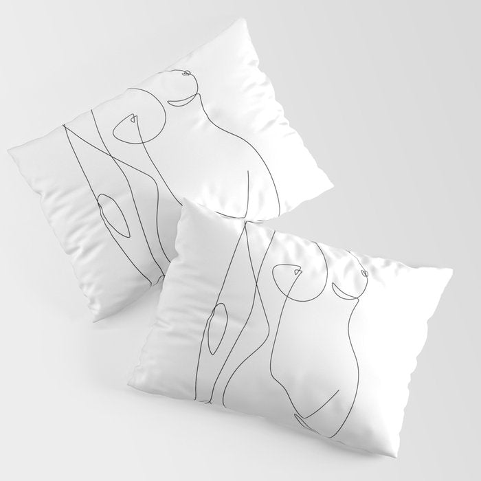 Single Nude Pillow Sham Gallery Image 1