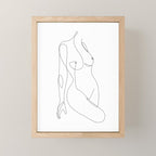 Single Nude Mini Art Print Gallery Image 1