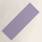 Bubblegum Stripes Yoga Mat Gallery Image 1