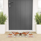 William Morris Inspired Butterfly Welcome Mat Gallery Image 3