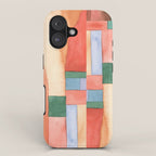 Abstract Desert Landscape Watercolor iPhone Case Gallery Image 1