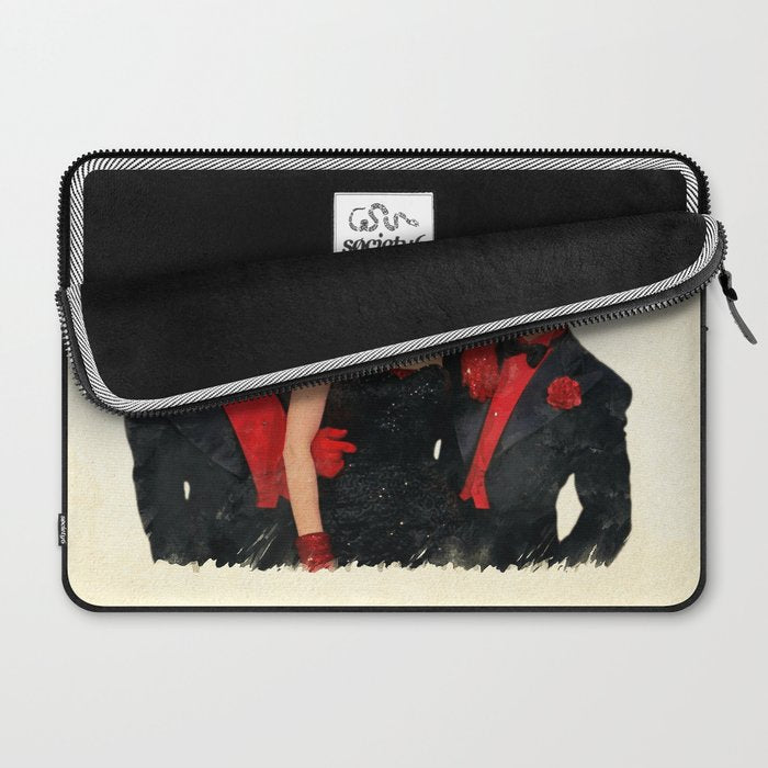 Mister Bones (White Christmas) Laptop Sleeve Gallery Image 2
