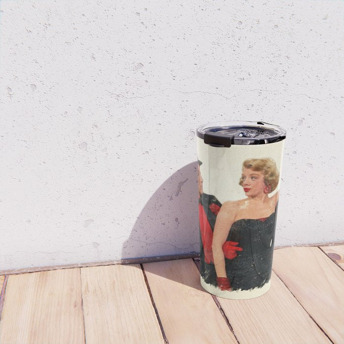 Mister Bones (White Christmas) Travel Mug Gallery Image 4