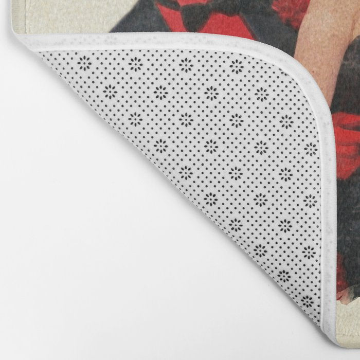 Mister Bones (White Christmas) Bath Mat Gallery Image 2