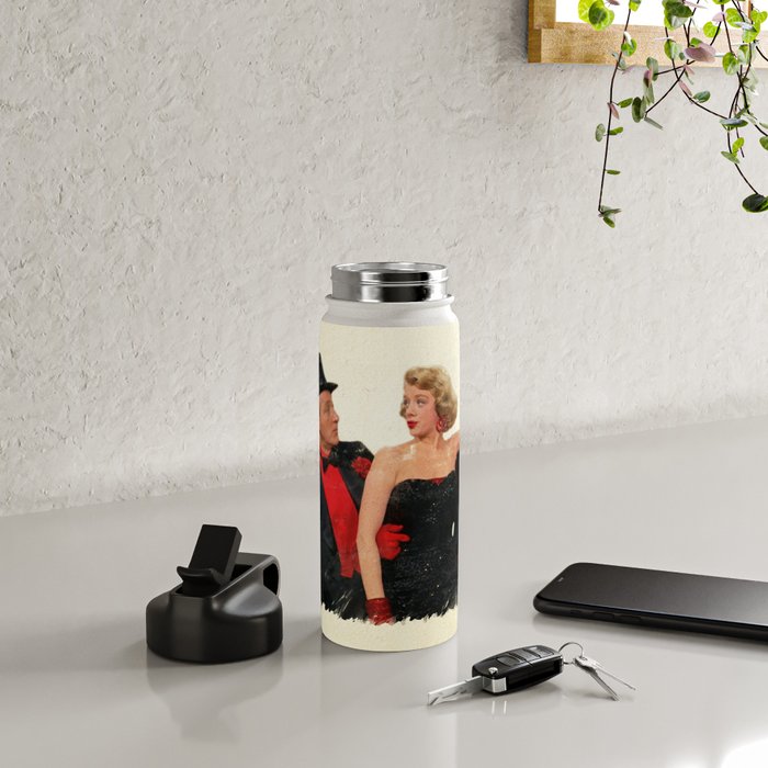 Mister Bones (White Christmas) Water Bottle Gallery Image 4