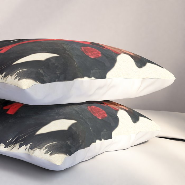 Mister Bones (White Christmas) Pillow Sham Gallery Image 3
