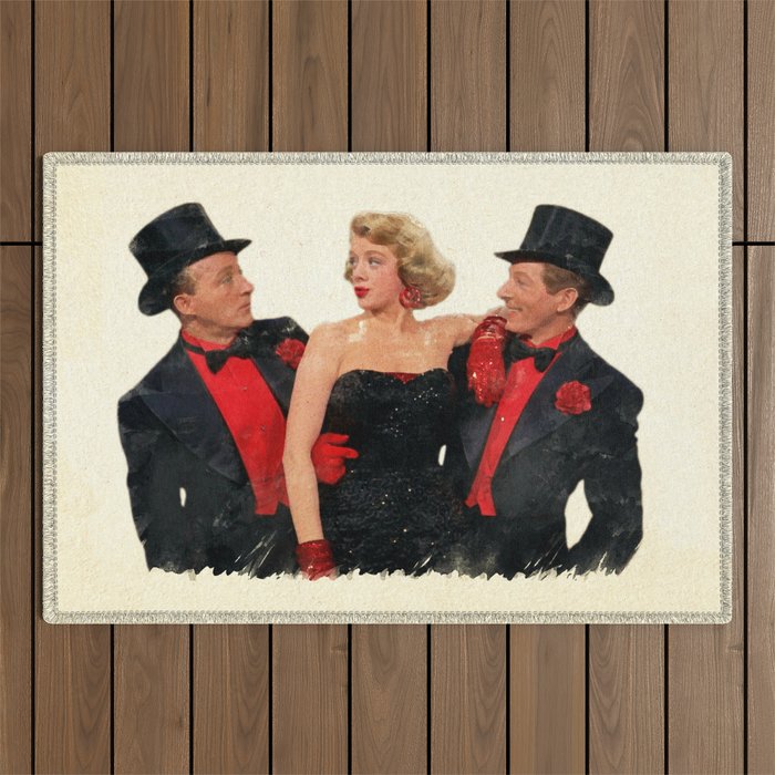 Mister Bones (White Christmas) Outdoor Rug Gallery Image 1
