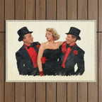 Mister Bones (White Christmas) Outdoor Rug Gallery Image 1