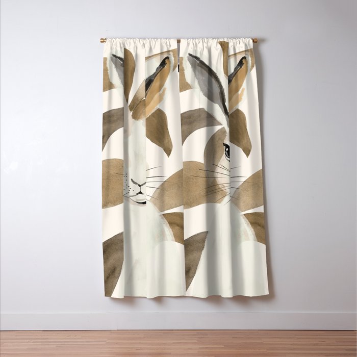 Rabbit 7 Window Curtain Gallery Image 3
