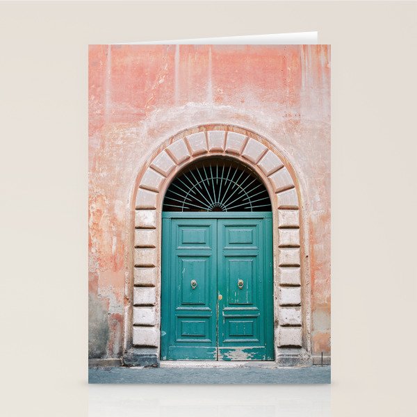 Rome Trastevere Door | Italy Travel Photography Stationery Card Gallery Image 1