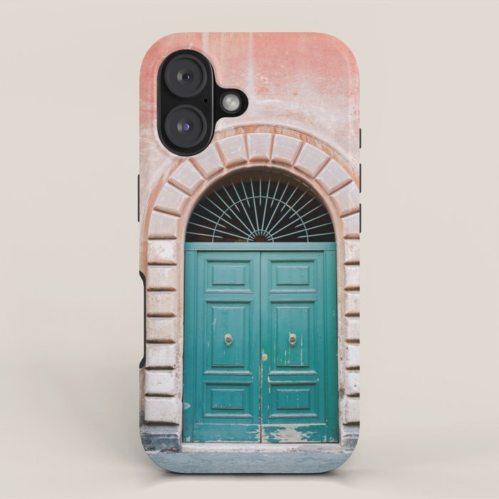 Rome Trastevere Door | Italy Travel Photography iPhone Case Gallery Image 1