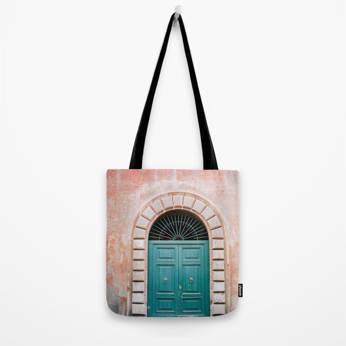 Rome Trastevere Door | Italy Travel Photography Tote Bag Gallery Image 2