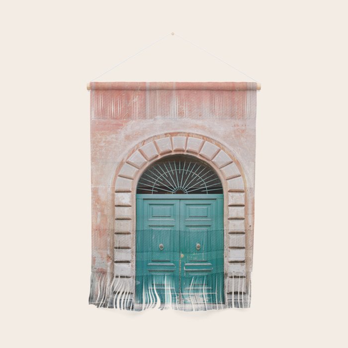 Rome Trastevere Door | Italy Travel Photography Wall Hanging Gallery Image 1