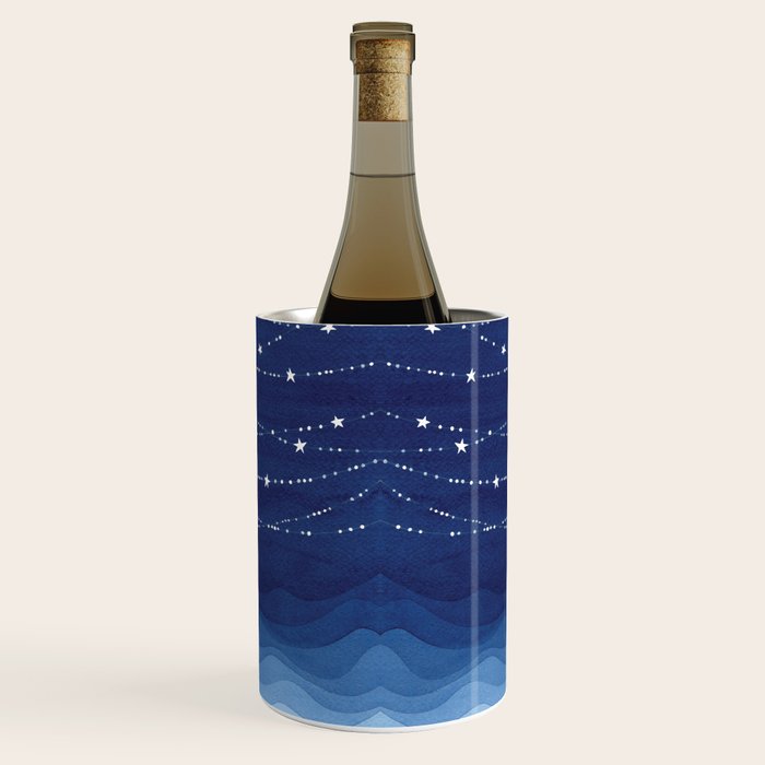 Garland of Stars IV, night sky Wine Chiller Gallery Image 1