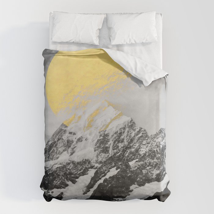 Moon dust mountains Duvet Cover Gallery Image 1