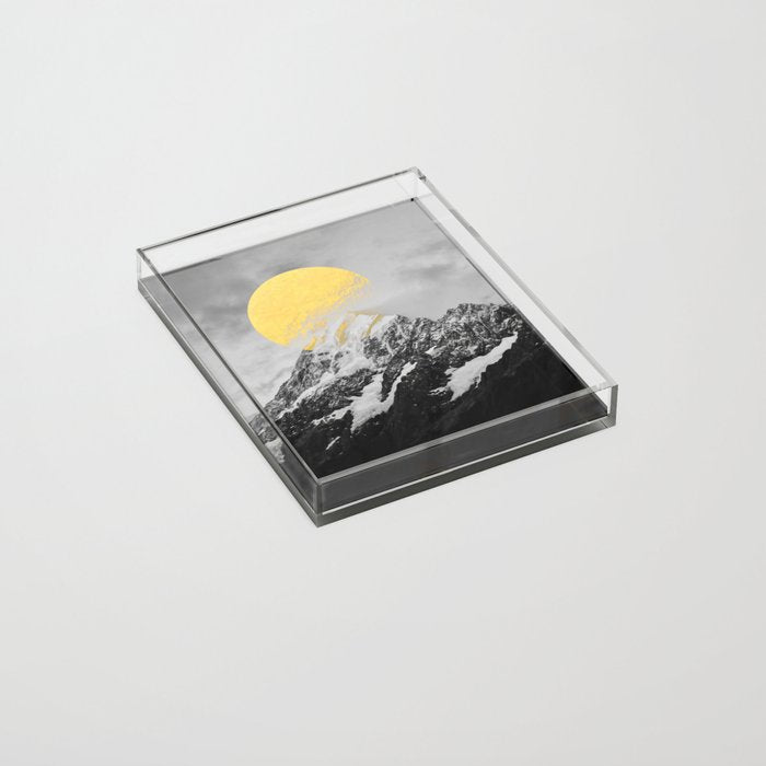 Moon dust mountains Acrylic Tray Gallery Image 2