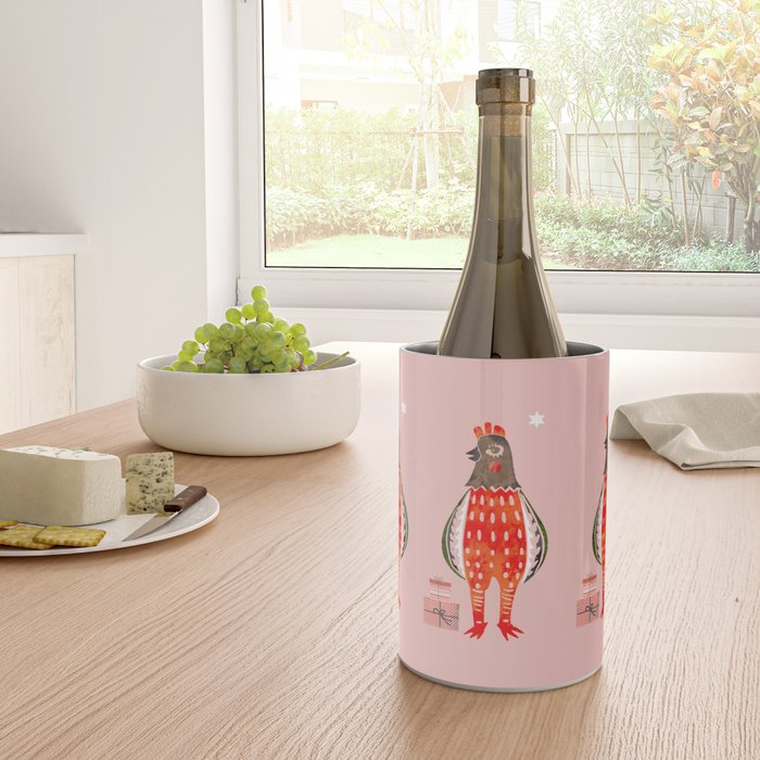 Christmas Chicken - illustration Wine Chiller Gallery Image 4