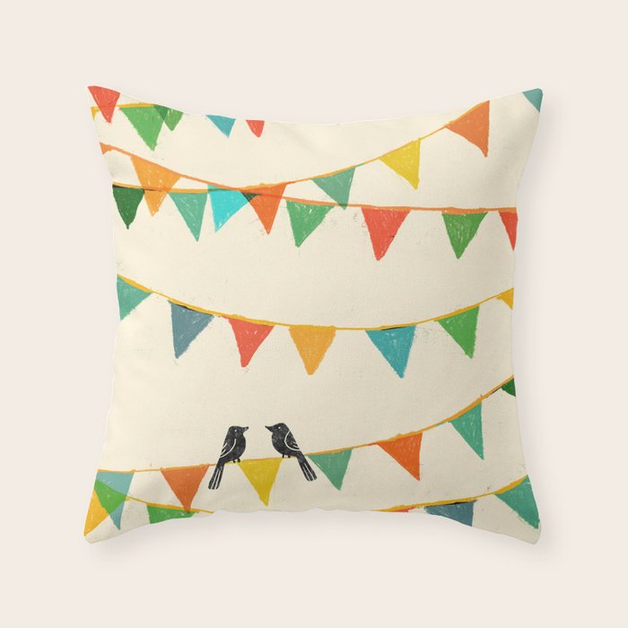 Carnival is coming to town Throw Pillow Gallery Image 6