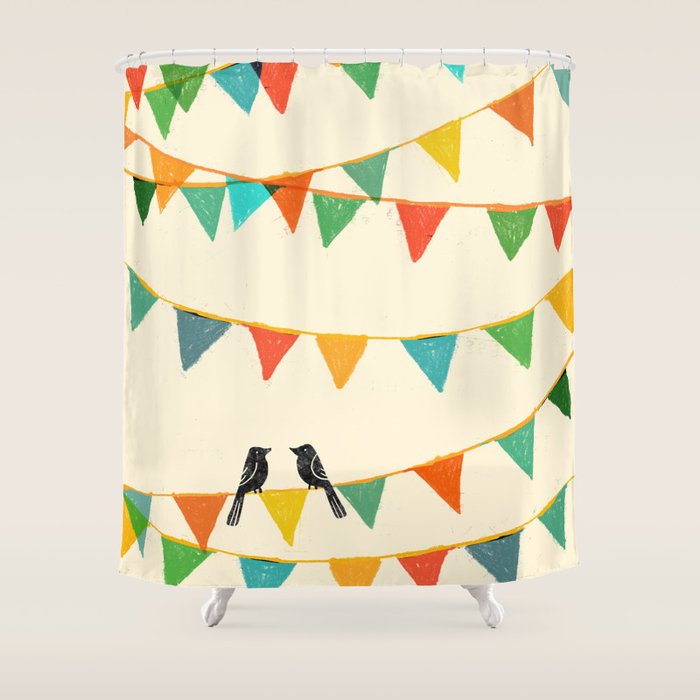 Carnival is coming to town Shower Curtain Gallery Image 1