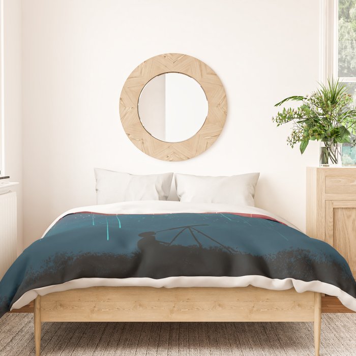 Meteor rain Duvet Cover Gallery Image 3