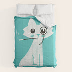 Mark - fancy cat Comforter Gallery Image 6